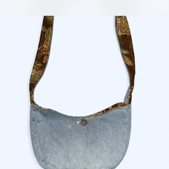 Floral Brown Shoulder Bag - Picture 6 of 6